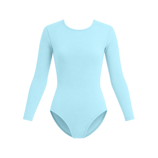 Class Long Sleeve Leotard - New Blue