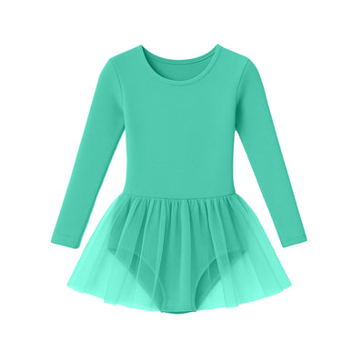 Class Long Sleeve Skirted Leotard - Jade