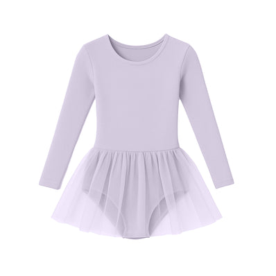 Class Long Sleeve Skirted Leotard - Lilac
