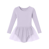 Class Long Sleeve Skirted Leotard - Lilac