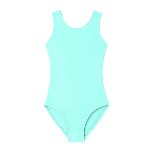 Class Tank Leotard - Aqua
