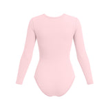 Class Long Sleeve Leotard - Pale Pink
