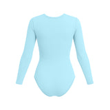 Class Long Sleeve Leotard - New Blue