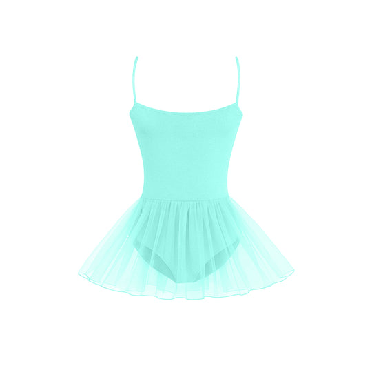 Class Cami Skirted Leotard - Aqua
