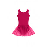 Class Tank Skirted Leotard - Berry