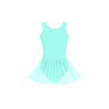 Class Tank Skirted Leotard - Aqua