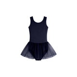Class Tank Skirted Leotard - Navy
