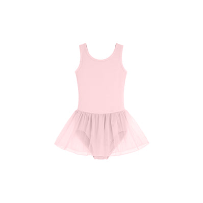 Class Tank Skirted Leotard - Pale Pink