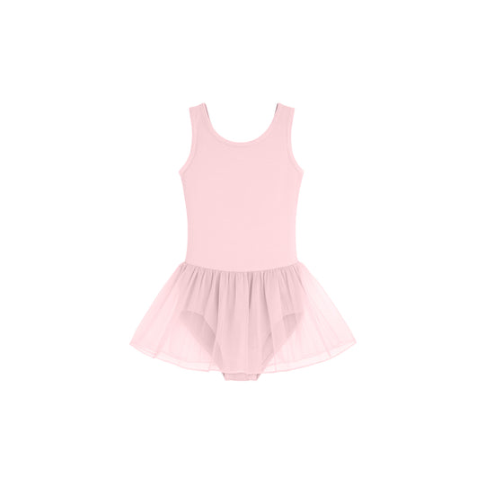 Class Tank Skirted Leotard - Pale Pink