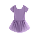 Class Cap Sleeve Skirted Leotard - Lavender