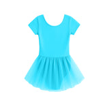 Class Cap Sleeve Skirted Leotard - Turq