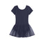 Class Cap Sleeve Skirted Leotard - Navy