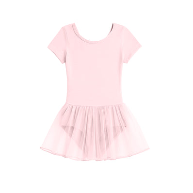 Class Cap Sleeve Skirted Leotard - Pale Pink