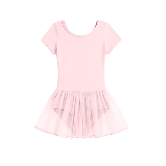 Class Cap Sleeve Skirted Leotard - Pale Pink