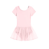 Class Cap Sleeve Skirted Leotard - Pale Pink