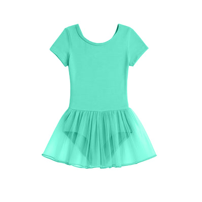Class Cap Sleeve Skirted Leotard - Jade