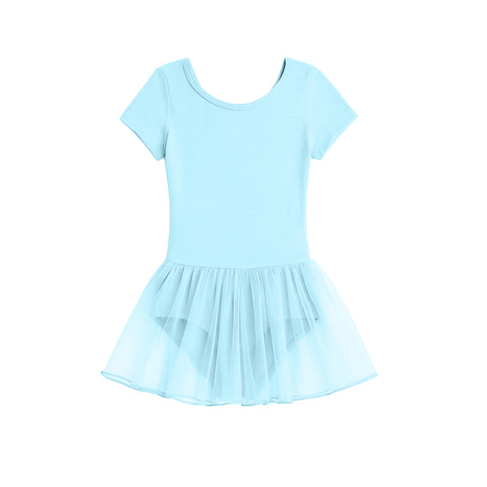 Class Cap Sleeve Skirted Leotard - New Blue
