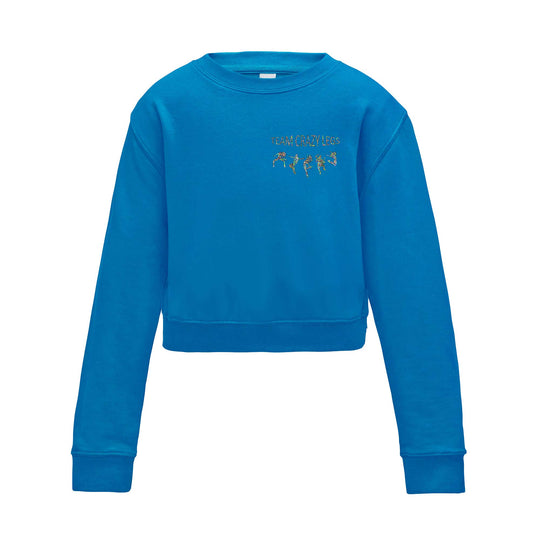 Crazy Legs Adult Cropped Sweatshirt