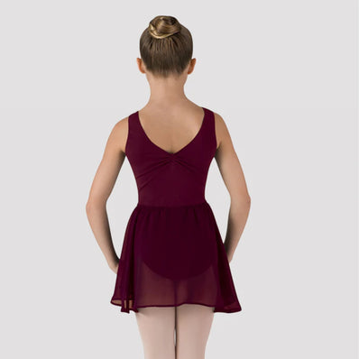 Bloch Georgette Pull On Skirt Burgundy