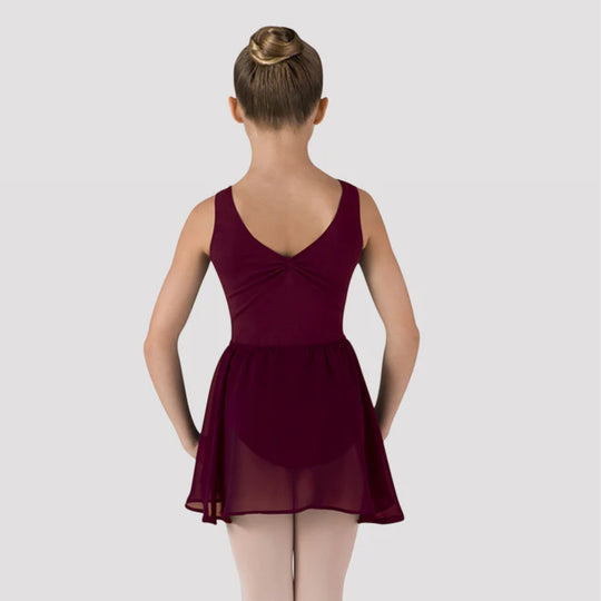 Bloch Georgette Pull On Skirt Burgundy