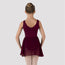 Bloch Georgette Pull On Skirt Burgundy