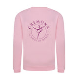 Cremona Baby Pink Adults Sweatshirt