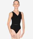 Roch Valley Cotton Ruched Front Tank Leotard