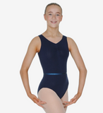 Roch Valley Cotton Ruched Front Tank Leotard