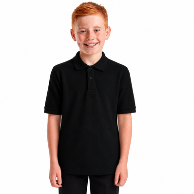 Kids Polo - Black