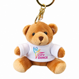 Brandable Bear Keyring - Cream
