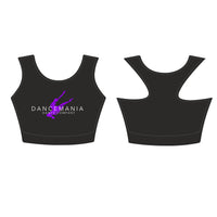 Dancemania Dance Company Racer Back Crop Top