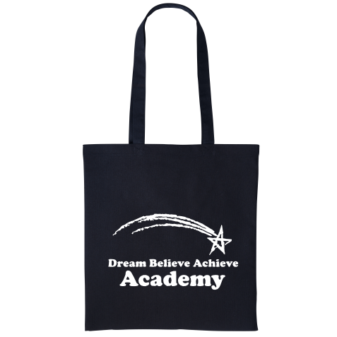 Dream Believe Achieve Academy Canvas Shopper