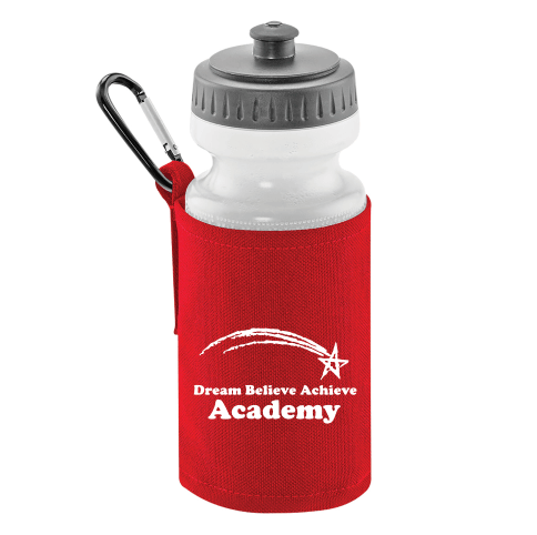 Dream Believe Achieve Academy Water Bottle and Holder