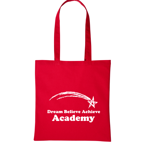 Dream Believe Achieve Academy Canvas Shopper