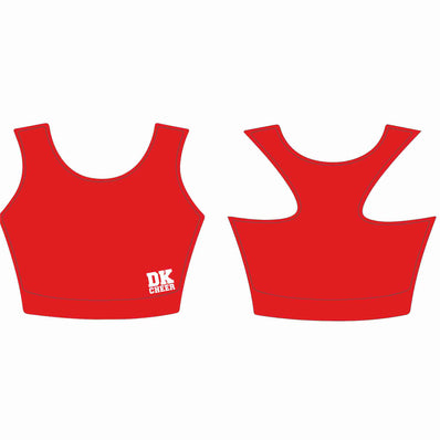 DK Cheer Racer Back Crop Top