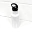 600ml Sports Water Bottle (Int Straw) - White
