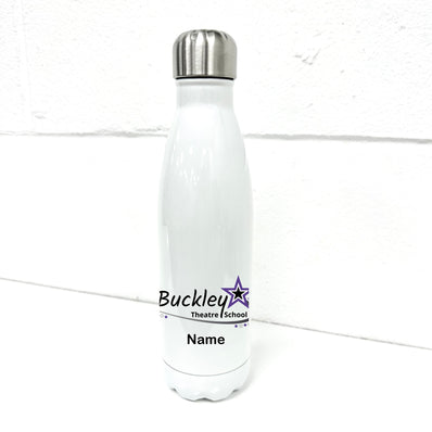 Buckleys Theatre School White 500ml Bowling Water Bottle