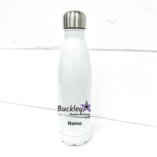 Buckleys Theatre School White 500ml Bowling Water Bottle