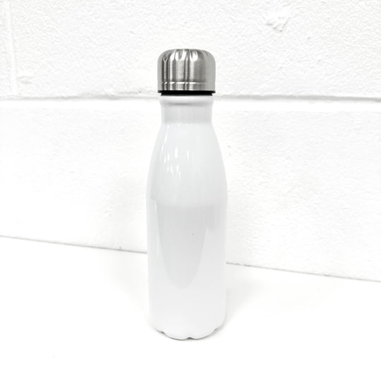 500ml Handbag Size Water Bottle - White