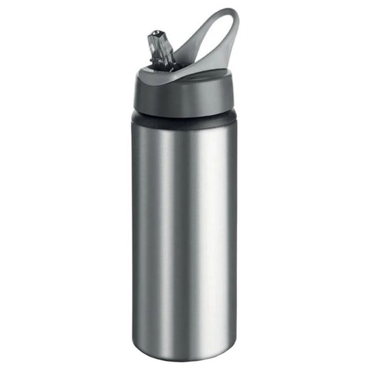 650ml Handled Water Bottle - Silver