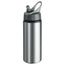 650ml Handled Water Bottle - Silver