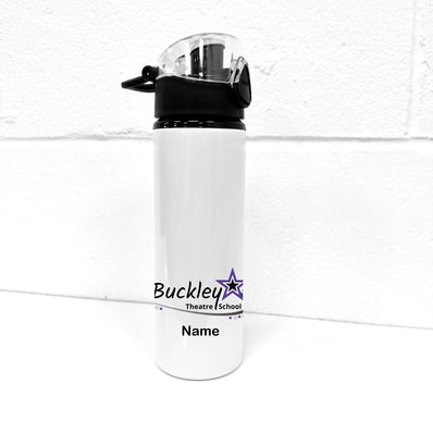 Buckleys Theatre School White 750ml Flip Lid Water Bottle