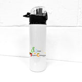 UpStage Theatre Company White 750ml Flip Lid Water Bottle