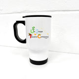 UpStage Theatre Company White Travel Mug 14oz