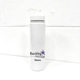 Buckleys Theatre School White 800ML Love Island Style Water Bottle
