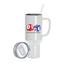 Dice 40oz White Stanley Style Tumbler