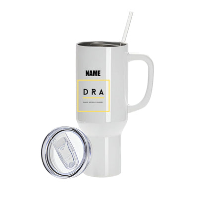 Dance Republic Academy 40oz White Stanley Style Tumbler