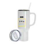 Dance Republic Academy 40oz White Stanley Style Tumbler