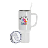 Euphoria Dance 40oz White Stanley Style Tumbler