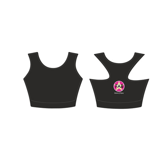 FAB School of Dance Racer Back Crop Top